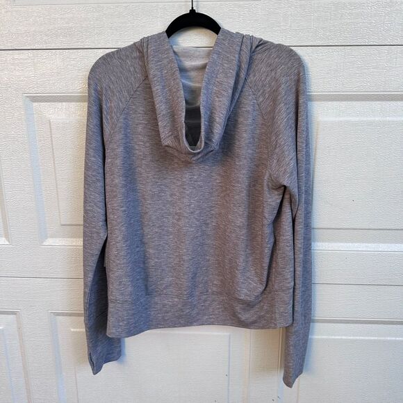 Warrior by Danica Patrick Hoodie Women's Medium Gray Zip Up Long Sleeve - Picture 3 of 10